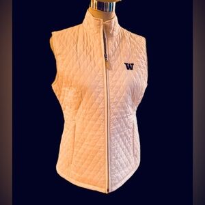 Cutter & Buck‎ Full Zip Puffer Vest white M Rainier Vest